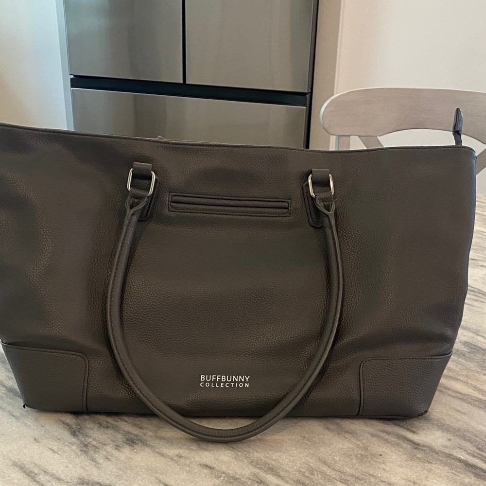 Game changer/buffbunny Dark Gray Leather Tote
